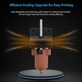 thumbnail image 3 of K1 Ceramic Hotend with Heat Sink Kit Quick Swap Nozzle, 3 of 3
