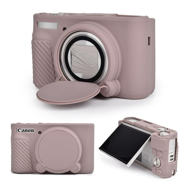 Funda de cámara MUZIRI KINOKOO de silicona para Canon SX740/SX730 HS