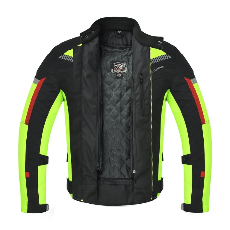 Men's Cordura Textile Motorcycle Riding Jacket – Waterproof