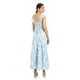 thumbnail image 3 of Maxi vestido floreado Roman Fashion / Juvenil, 4335 (Azul cielo) azul cielo M, 3 of 5