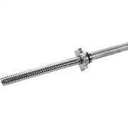 CAP Barbell - Straight Standard Weight Bar with Threaded Ends, 5-6 Ft.