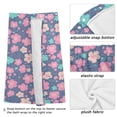 thumbnail image 4 of Mens Shower Wrap Adjustable Bath Wrap Towel Body Towels for Gym Shower Sauna Spa Pink Teal Small Flowers 60x28, 4 of 7