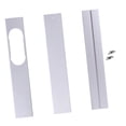 thumbnail image 4 of Tablero de marco de inserción de ventana deflectora de aire acondicionado, abatible, placa de sellado de ventana retráctil, Kit de ventilación de Paquete de tres, 4 of 8