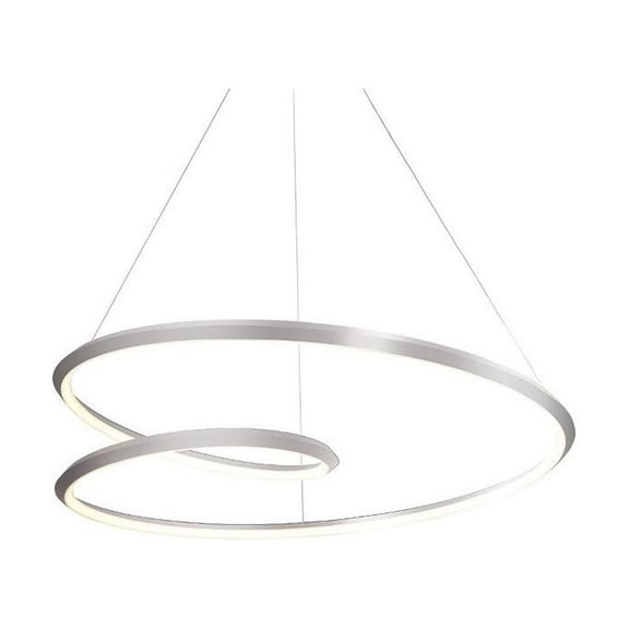 PD22332-BN-Kuzco Lighting-Ampersand - 67W LED Pendant-7.88 Inches Tall and 31.5 Inches Wide-Brushed Nickel Finish
