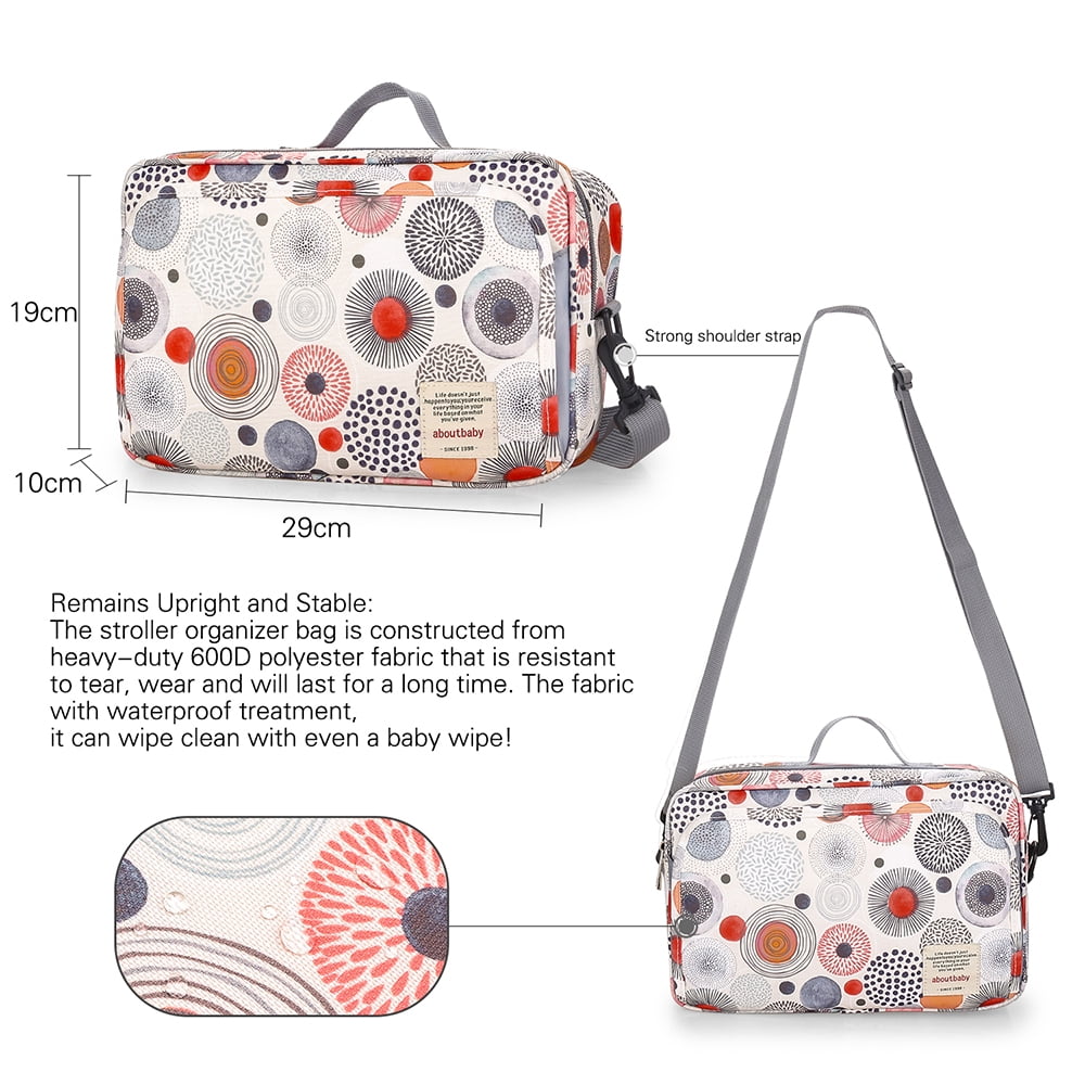 Baby Stroller Storage Bag-Diaper Bag Infant Carriages Waterproof Hanging Bag Portable Mommy Bag for Baby Going Out