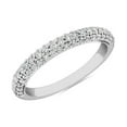 thumbnail image 1 of 0.40 T.C.W Forme Ronde Naturelle Diamond Dernier Design Bracelet de Mariage Éternité pour Femmes Solide 18K Blanc Or Taille 8, 1 of 7