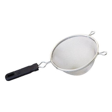 GoodCook 6-Inch Aluminum Mesh Strainer With Non-Slip Handle