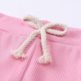 thumbnail image 6 of NOLDARES Toddler Baby Girl Summer Clothes Sleevelesss T-Shirt Tops + Shorts 3 6 9 12 18 24 Months Outfits Set(Pink,2-3 Years), 6 of 9