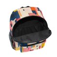 thumbnail image 6 of FORMRS School Backpack with Front Zippered Pocket 12" Student Travel Daypack, Art Geometric, 6 of 6