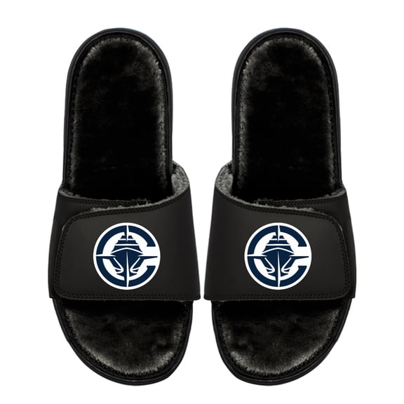 Youth ISlide LA Clippers Logo Fur Slide Sandals