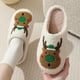 thumbnail image 3 of Zapatillas de ciervos de Navidad para mujer, pantuflas esponjosas y esponjosas para mujer y hombre para regalo de Navidad, 3 of 7