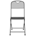 thumbnail image 2 of vidaXL 2/4x Folding Patio Chairs Expanded Metal Mesh Anthracite Garden Outdoor, 2 of 12