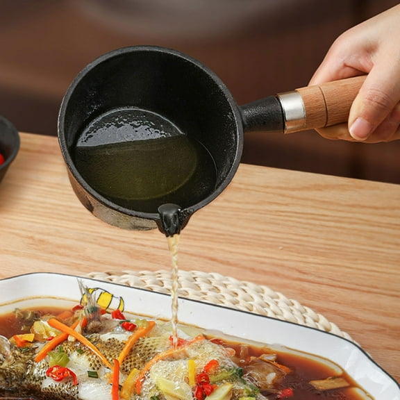 SOPOTUTU Mini Frying Cast Iron Cooking Outdoor Camping Cooking Enthusiasts 1 Set