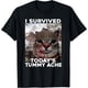 thumbnail image 1 of I Survived Today's Tummy Ache - Camiseta para gatos, 1 of 2