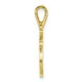 thumbnail image 2 of 10k Initial F Charm in 10k Yellow Gold, 2 of 3