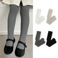 thumbnail image 3 of Odeerbi Bow Leggings for Kids Girls Cotton Pantyhose Tights Socks Children's Thickening Keep Warm Solid Color Socks, 3 of 3