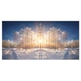 thumbnail image 2 of Paysage d'Hiver Retourné Horizontalement - Impression sur Toile, 2 of 3