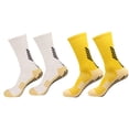 thumbnail image 1 of Desiderio 2 pares de calcetines deportivos antideslizantes para niños con agarre de goma antideslizante para fútbol, rugby, baloncesto, correr, yoga, 1 of 5