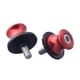 thumbnail image 5 of 2 uds aluminio 8mm M8 x 1,5 deslizadores de oscilante de motocicleta carretes tornillo de soporte de oscilante CNC para 400600 rojo, 5 of 7