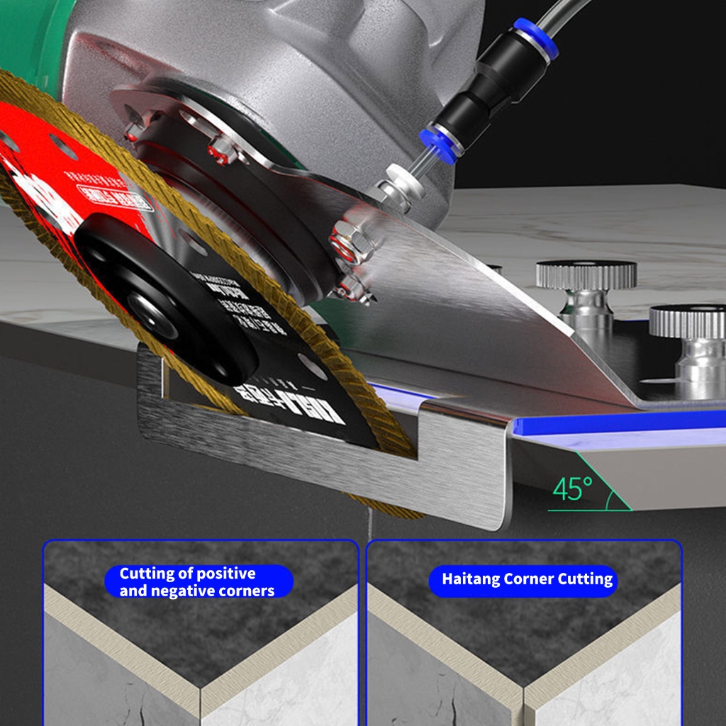 BQBQERT Angles Grinder Stand for 45°Chamfer Cutting 45 Degree Chamfering Tool Angles Grinder Stand for Cutting Ceramic