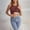 Brown, variant on Pxiakgy Seamless Workout Tank Top for Women with Built In Bra, Padded Racerback Athletic Yoga Camisole Women's Solid Color Round Neck Vest Fashion Casual Top Black L