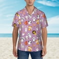 thumbnail image 4 of Goofa Lovely Animals Hawaiian Shirt for Men, Unisex Summer Beach Casual Short Sleeve Button Down Shirts,Aloha Tropical Floral print shirt-Large, 4 of 9