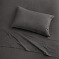 thumbnail image 2 of Brielle Home Flannel Sheet Set 100% Cotton with Elastic Deep Pockets, Queen, Steel Grey, 2 of 3