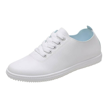 

Larisalt Womens Shoes Women s Sole-Simple Ballerina Walking Flats Shoes White