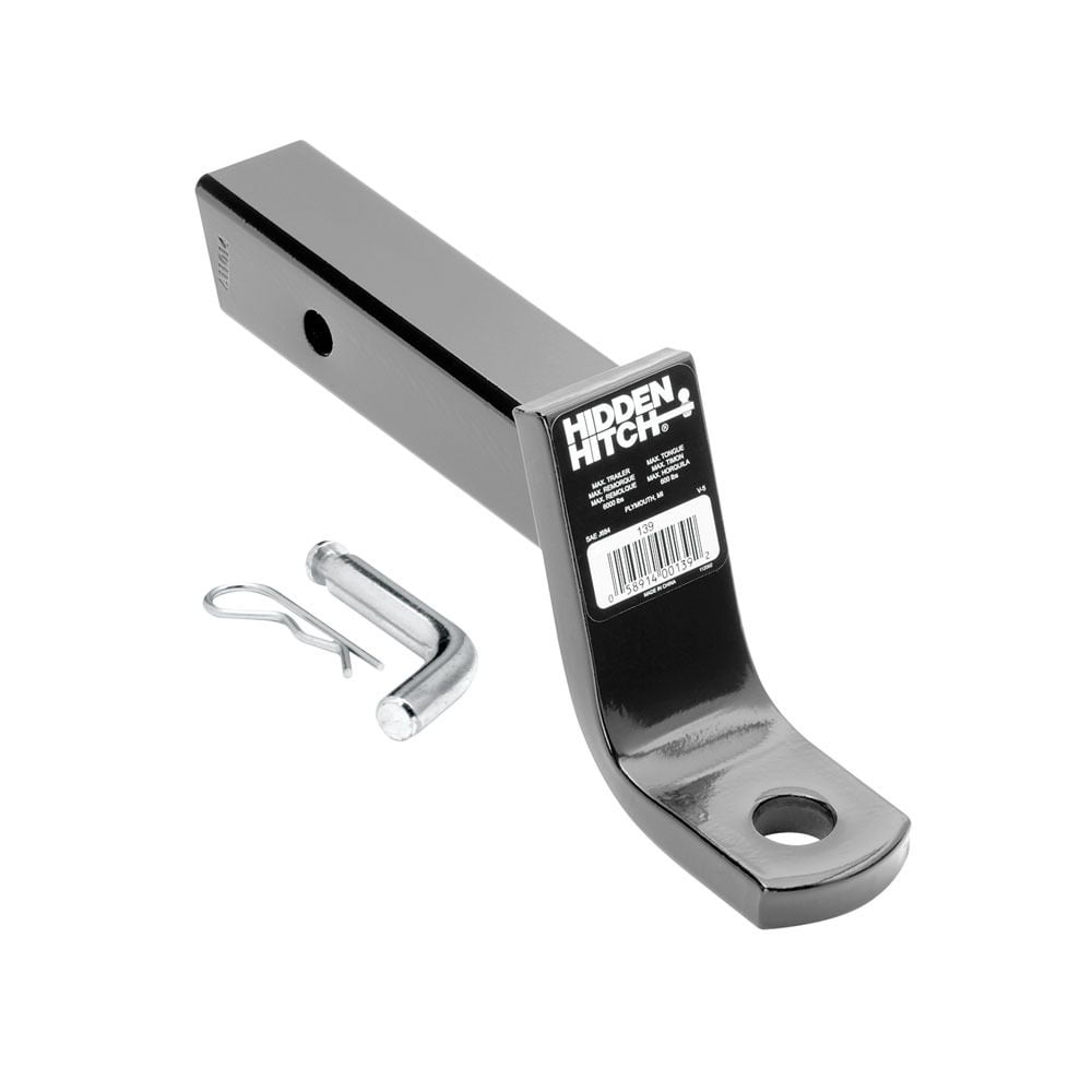 Hidden Hitch 139 Ball Mount Kit Incl. Receiver 2 3/4" Rise 4" Drop 9