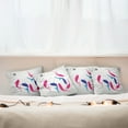thumbnail image 3 of Ambesonne Japanese Throw Pillow Cover 4 Pack, Fish Yin Yang, 20", Pink Blue, 3 of 6