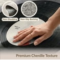 thumbnail image 6 of ODIKA 8'x10' Washable Area Rug Disc Vinyl Record Retro Cd Concentric Grooves Motif Shaped Music for King Size Bedroom Under Bed, Master Suite, Non-Shedding, Easy Care, 6 of 7