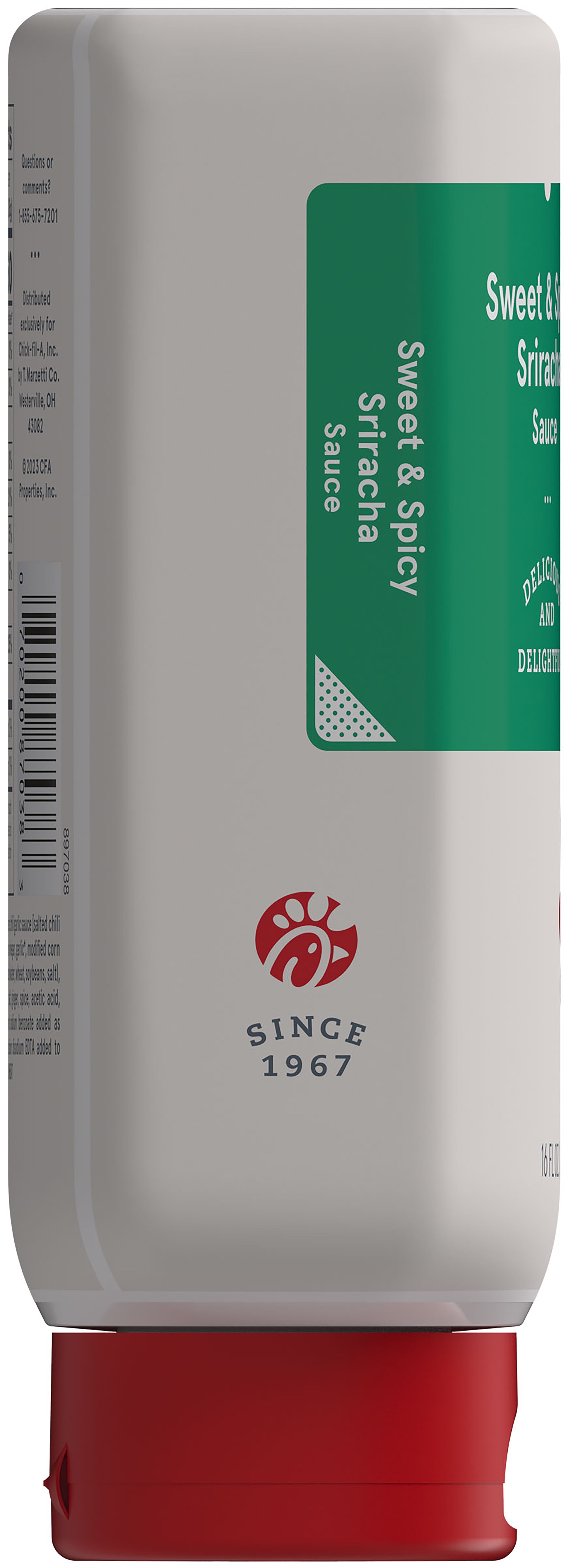 Chick-fil-A Sweet & Spicy Sriracha Sauce 16 fl oz Squeeze Bottle