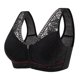 thumbnail image 3 of Ropa interior con cremallera frontal para personas de mediana edad y mayores, sin aro de acero, hermosa espalda, push-up, encaje, cómodo, transpirable, talla grande, 3 of 5