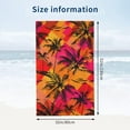 thumbnail image 4 of Purple Palm Tree Large Beach Towel - Plush Thick Cotton Pool Towel, Adult Beach Towels, 4 of 16