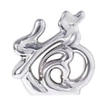 thumbnail image 5 of WLPZXP Fu Statue Fu Figurine Ceramic Tabletop Decorations Fu Sculpture Fu Ornament for Silver, 5 of 9