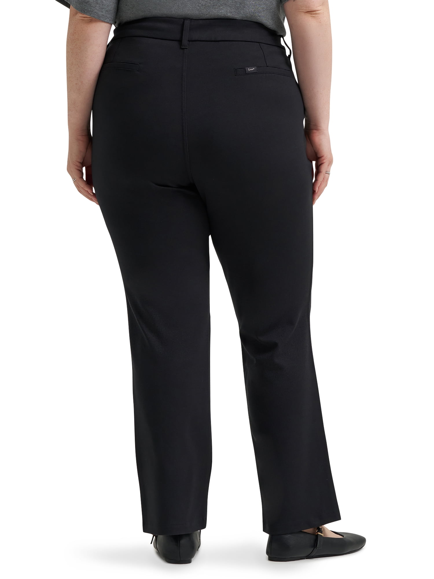 Lee® Women's Plus Regular Fit Straight Knit Pant, Sizes 14-26