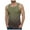 A47-AG, variant on Mens Undershirt Breathable Cotton Mens Tank Top - Sleeveless Undershirts for Men(Green,XL)