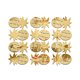 thumbnail image 1 of Pegatinas de pared con espejo de frutas de piña 3D, decoración de bricolaje para baño, dormitorio, decoración del hogar Kearding JJ8389-02, 1 of 5