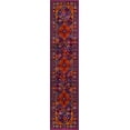 thumbnail image 2 of Rugs.com Calypso Collection Rug – 12 Ft Runner Fuchsia Medium Rug Perfect For Hallways, Entryways, 2 of 9
