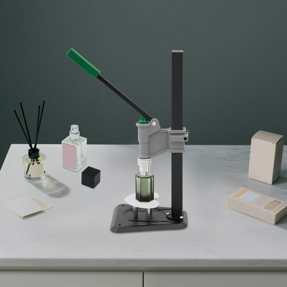 Manual Perfume Bottle Capper Machine, Perfume Sealing Tool DIY Adjustable Height