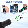 thumbnail image 3 of Solder Sucker, Powerful Desoldering Pump with Single Seal Rings 180mm Half Aluminum Plastic Handle Solder Sucker Tool for Electronics Repair Soldering Desoldering, Blue, 3 of 7