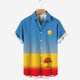 thumbnail image 3 of Nuevas camisas de verano con estampado de cocoteros, camisas de playa de gran tamaño para hombre, camisetas hawaianas de manga corta a la moda, ropa para hombre, camiseta con solapa, 3 of 4