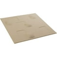 thumbnail image 6 of 19 5/8"W x 19 5/8"H Avila EnduraWall Decorative 3D Wall Panel, UltraCover Satin Smokey Beige (Covers 2.67 Sq. Ft.), 6 of 6