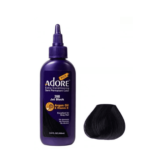 Adore Plus Semi Permanent Color - Color : 398 Jet Black