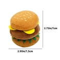 thumbnail image 4 of Msgweeeg Stuffed Animals for Girls Sensory Toys Trendy Hamburg and French Fries Toy for Pet - Interesting Pet Toy for Dogs and Cats - User-friendly for Chewers and Barkers Christmas Gifts for Boys, 4 of 7