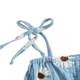 thumbnail image 3 of Bébé Fille Daisy Printing Lacets Bretelles Romper et Bandeau, 3 of 5