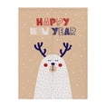 thumbnail image 1 of Christmas Style Doorway Cortina Divisor De Habitación Inicio Decoración De Navidad Elk Beige S Gloria Cortina para puertas navideñas, 1 of 9