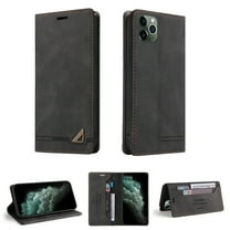 Wallet Cover for iPhone 11 Pro Max, RFID Blocking Credit Card Slot Stand Slim Premium PU Leather & Soft TPU Back Shockproof Flip Folio Book Magnetic Cover For iPhone 11 Pro Max,
Black