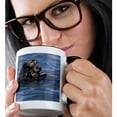 thumbnail image 2 of 3drose, California Sea Otter, Moss Landing, California - Us05 Jgs0199 - Jim Goldstein, 15oz Two-tone Black Mug, 2 of 6