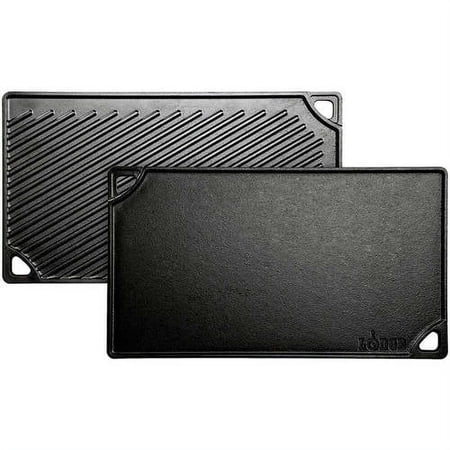 Lodge Seasoned Cast Iron Double Sided Grill/Griddle